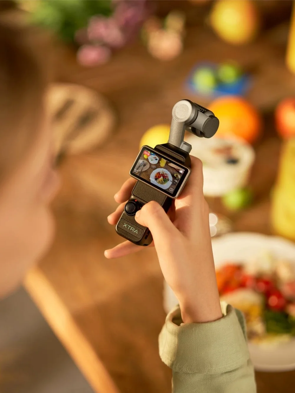 Xtra Muse Pocket Vlogging Camera 1''CMOS, 4K/120fps Videos , 3-Axis Gimbal